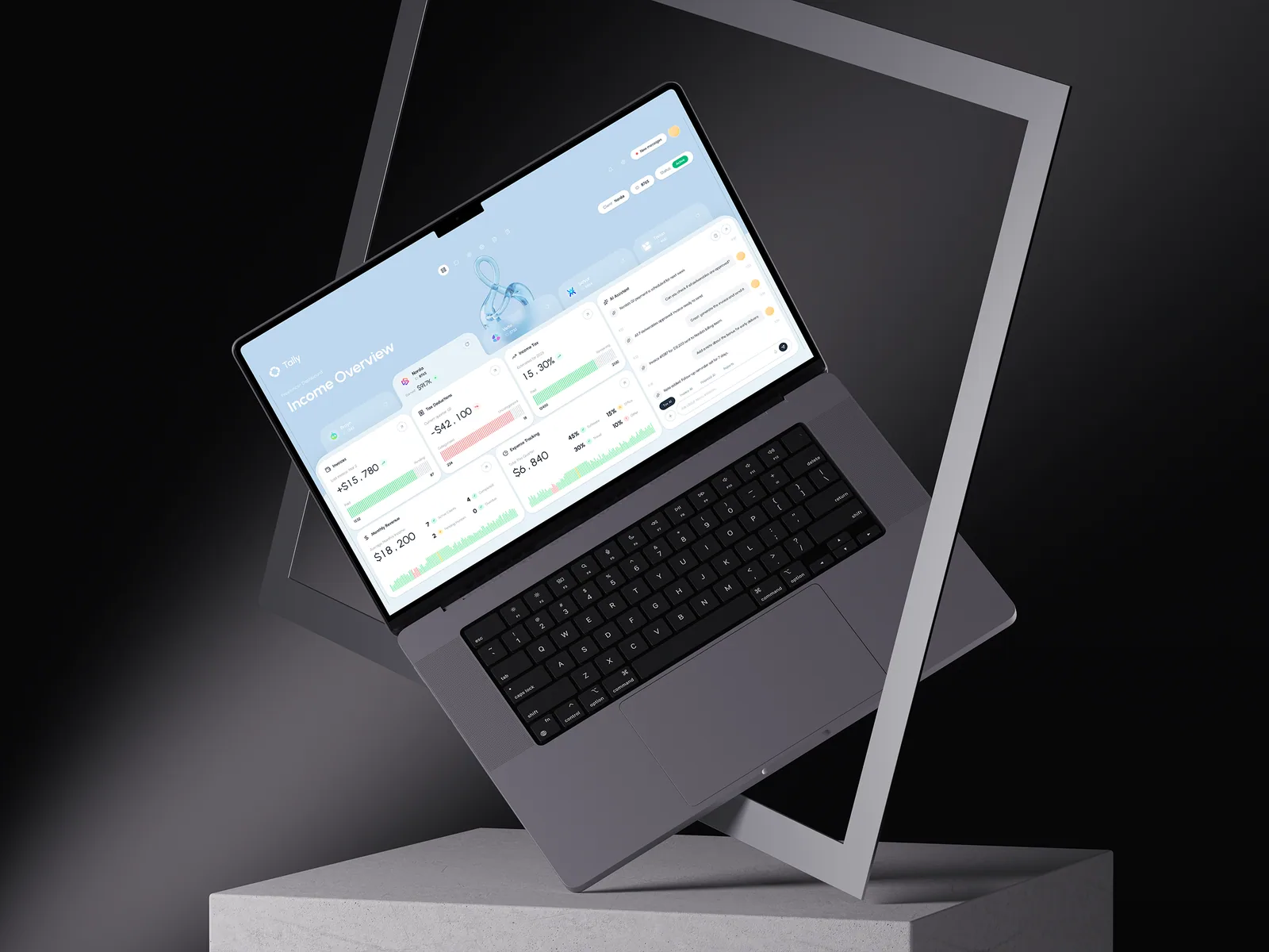 Tally desktop mockup